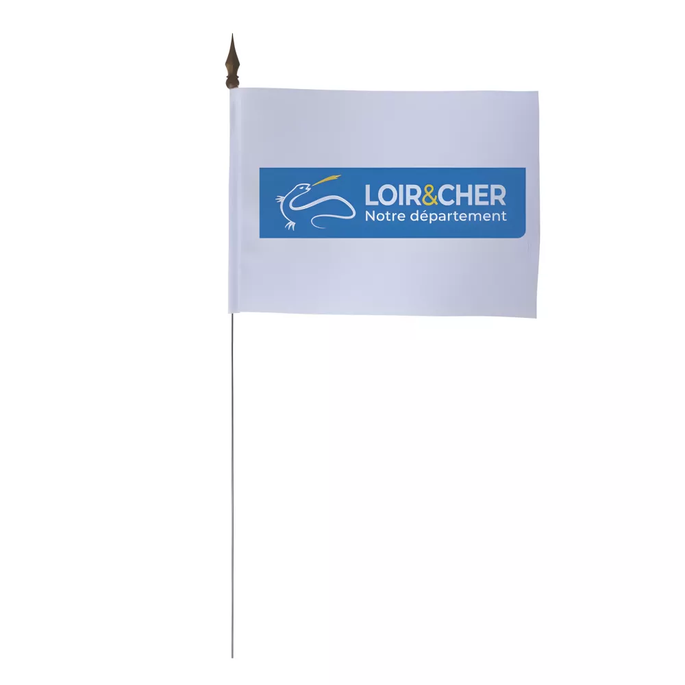 Drapeau de table Conseil Départemental Loir-et-Cher 10 x 15 cm polyester Drapeau de table Conseil Départemental Loir-et-Cher 10 x 15 cm polyester