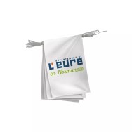Guirlande du Conseil Départemental de l'Eure en polyester