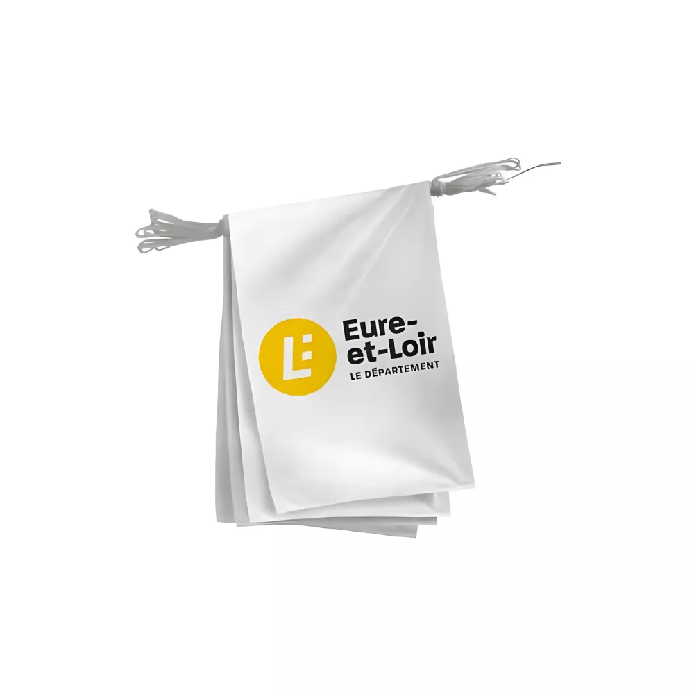 Guirlande départementale Eure-et-Loir en polyester 20 x 30 cm Guirlande départementale Eure-et-Loir en polyester 20 x 30 cm