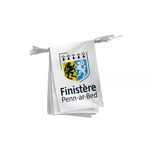 Guirlande du Conseil Départemental du Finistère en polyester