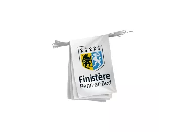 Guirlande du Conseil Départemental du Finistère en polyester