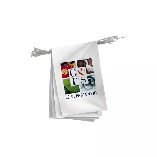 Guirlande du Conseil Départemental du Gers en polyester