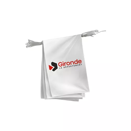 Guirlande du Conseil Départemental de la Gironde en polyester