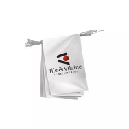 Guirlande du Conseil Départemental d'Ille-et-Vilaine en polyester