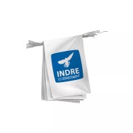 Guirlande du Conseil Départemental de l'Indre en polyester