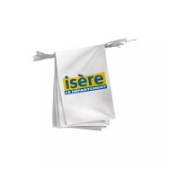 Guirlande conseil départemental Isère polyester 20 x 30 cm