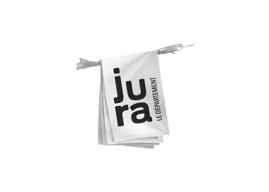 Guirlande du Conseil Départemental du Jura en polyester