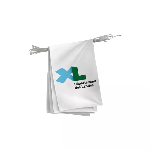 Guirlande du Conseil Départemental des Landes en polyester
