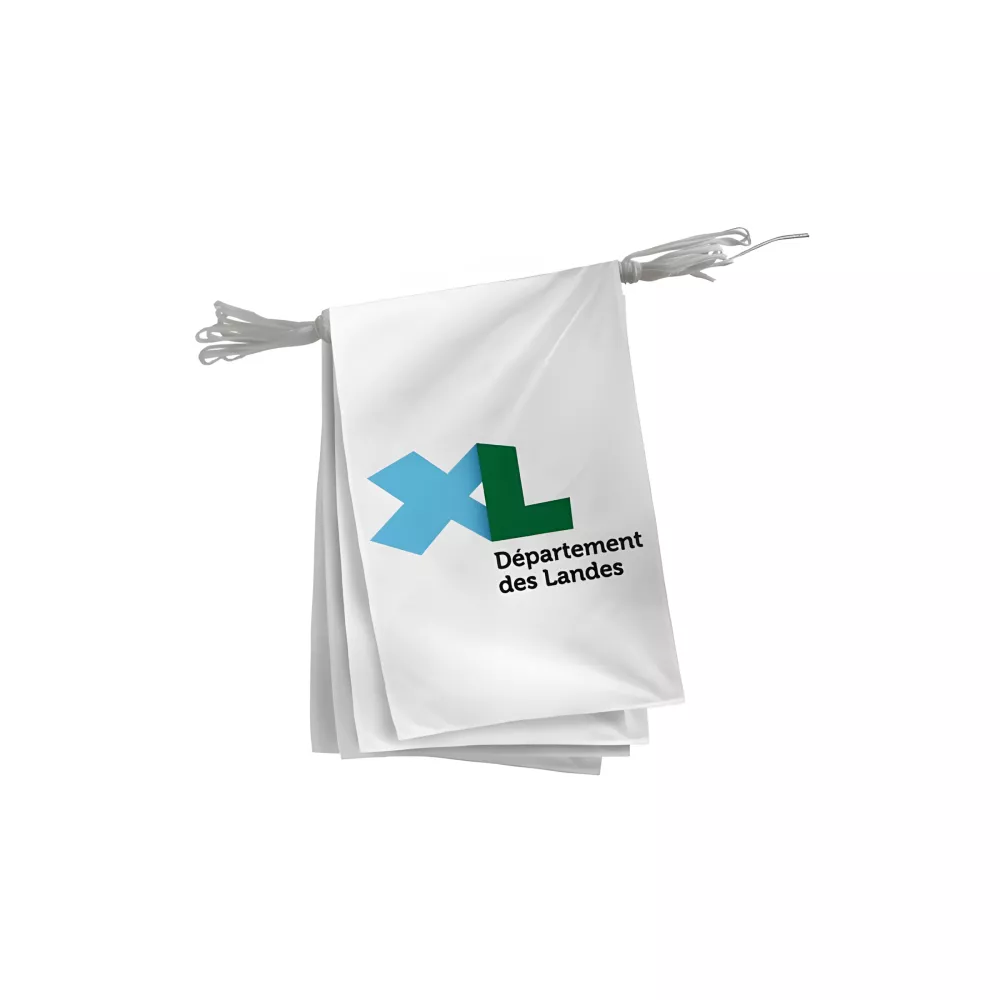 Guirlande du Conseil Départemental des Landes en polyester