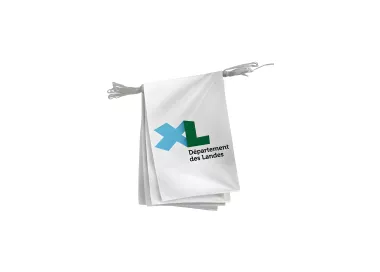 Guirlande du Conseil Départemental des Landes en polyester