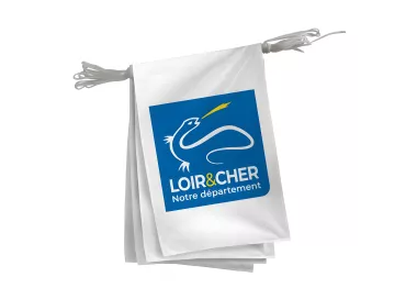 Guirlande du Conseil Départemental du Loir-et-Cher polyester