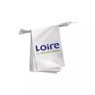 Guirlande pavillon Conseil Départemental de la Loire polyester