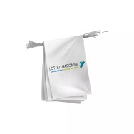 Guirlande du Conseil Départemental du Lot-et-Garonne en polyester
