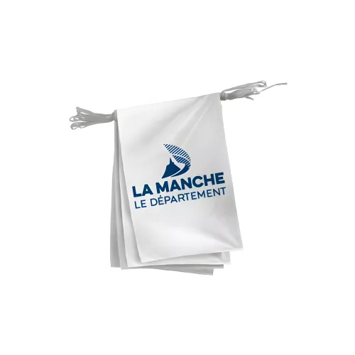 Guirlande du Conseil Départemental de la Manche en polyester