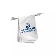 Guirlande du Conseil Départemental de la Manche en polyester