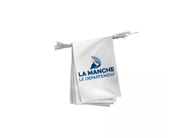 Guirlande du Conseil Départemental de la Manche en polyester