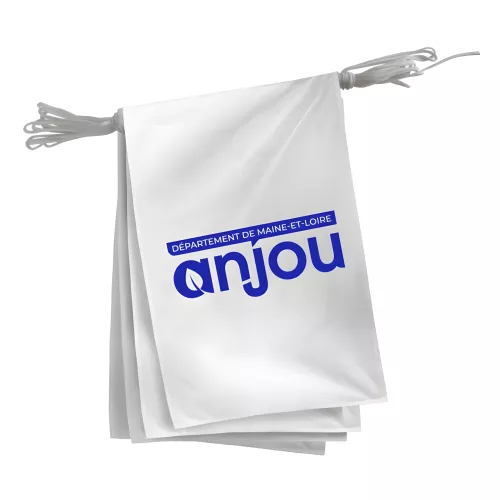Guirlande du Conseil Départemental de Maine-et-Loire en polyester