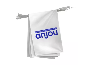 Guirlande du Conseil Départemental de Maine-et-Loire en polyester
