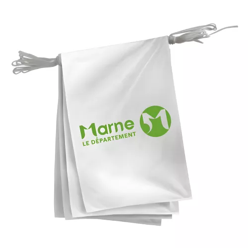 Guirlande du Conseil Départemental de la Marne en polyester