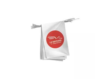 Guirlande Conseil Départemental Mayenne polyester 20 x 30 cm