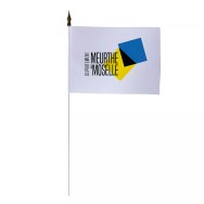 Drapeau de table Conseil Départemental Meurthe-et-Moselle 10 x 15 cm monté