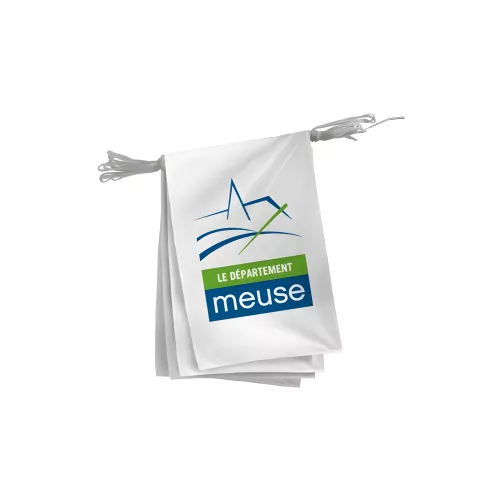 Guirlande du Conseil Départemental de la Meuse en polyester