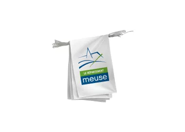 Guirlande du Conseil Départemental de la Meuse en polyester