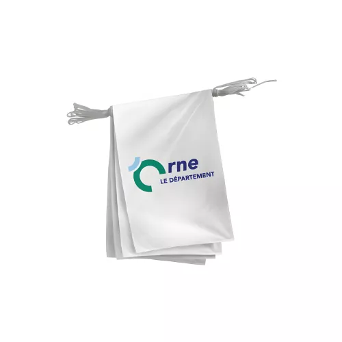 Guirlande du Conseil Départemental d'Orne en polyester