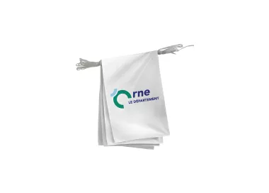 Guirlande du Conseil Départemental d'Orne en polyester