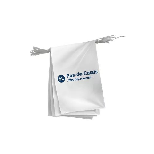 Guirlande du Conseil Départemental du Pas-de-Calais en maille polyester