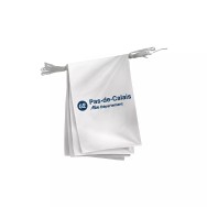 Guirlande du Conseil Départemental du Pas-de-Calais en maille polyester