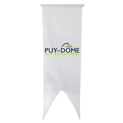 Oriflamme Conseil Départemental Puy-de-Dôme maille polyester