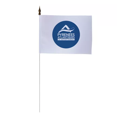 Drapeau de table Pyrénées-Atlantiques 10 x 15 cm polyester