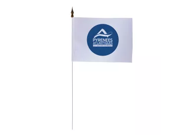 Drapeau de table Pyrénées-Atlantiques 10 x 15 cm polyester