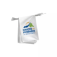 Guirlande du Conseil Départemental des Hautes-Pyrénées en polyester