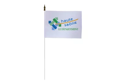 Drapeau de table Conseil Départemental Haute-Saône 10 x 15 cm polyester