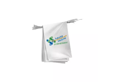 Guirlande du Conseil Départemental de la Haute-Saône en polyester