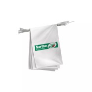Guirlande département Sarthe en maille polyester 115 g/m²