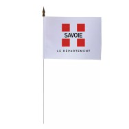 Drapeau de table Conseil Départemental Savoie 10 x 15 cm polyester