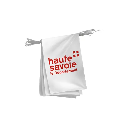 Guirlande du Conseil Départemental de Haute-Savoie polyester