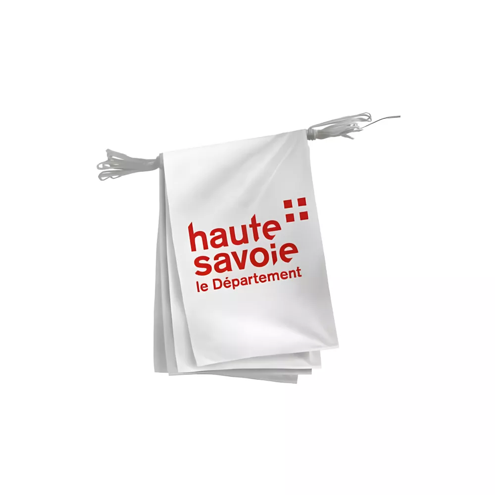 Guirlande du Conseil Départemental de Haute-Savoie polyester
