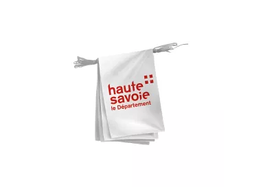 Guirlande du Conseil Départemental de Haute-Savoie polyester