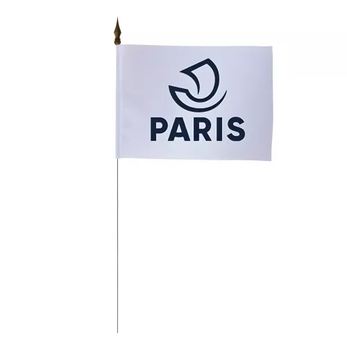 Drapeau de table Conseil Départemental Paris 10 x 15 cm polyester