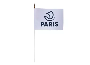 Drapeau de table Conseil Départemental Paris 10 x 15 cm polyester