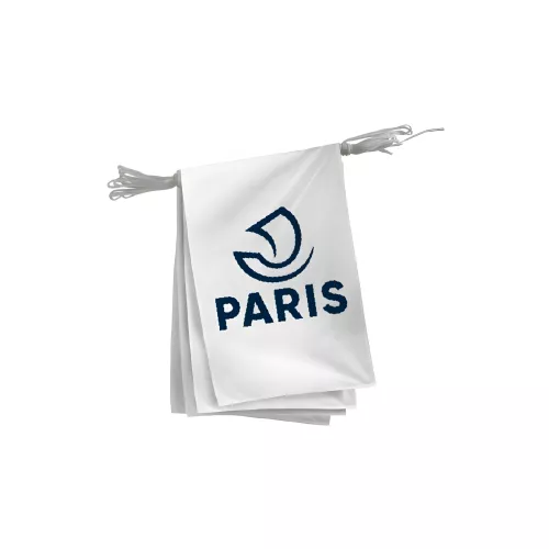 Guirlande du Conseil Départemental de Paris personnalisée