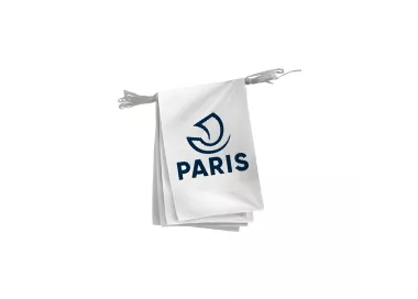 Guirlande du Conseil Départemental de Paris personnalisée