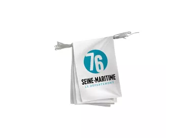 Guirlande Seine-Maritime en maille polyester 115 g/m²