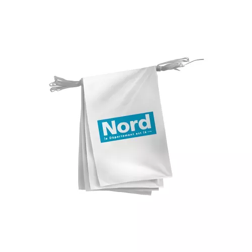 Guirlande du Conseil Départemental du Nord en polyester