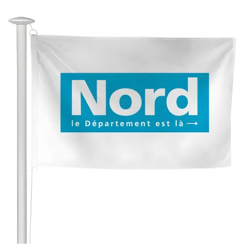 Pavillon du Conseil Départemental du Nord pour pavoisement