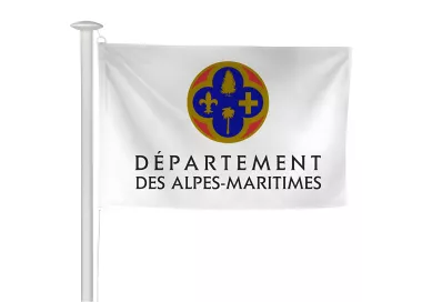 Pavillon du Conseil Départemental des Alpes-Maritimes en polyester
